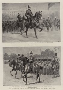 La Revue du Centenaire des Volontaires devant le Prince de Galles
